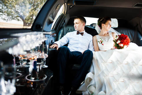 Coquitlam Wedding limo wedding party bus